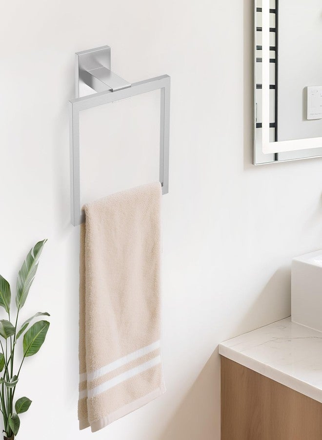 TURS 10-Piece Bathroom Hardware Accessories Set Brushed Nickel Towel Bar Holder Set SUS304 Stainless Steel Towel Racks for Bathroom Wall Mounted, 23.6-Inch - Image 4